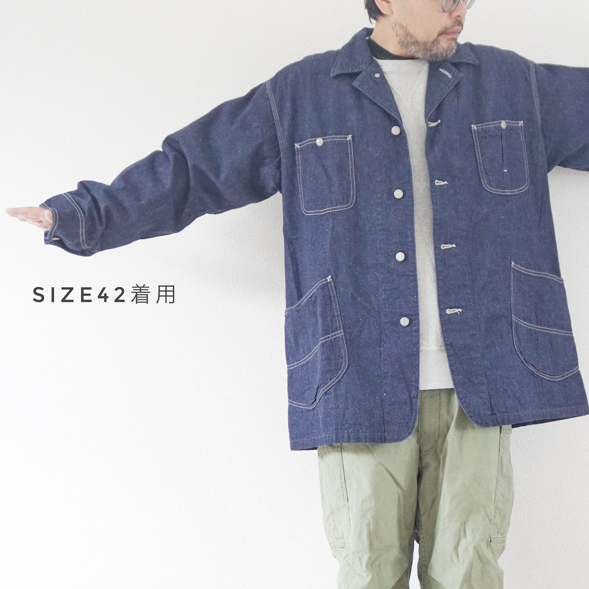 ユニセックス*Sewing Chop O'alls-スウィングチョップオールズ ユニセックス*Sewing Chop O'alls-スウィングチョップオールズ
