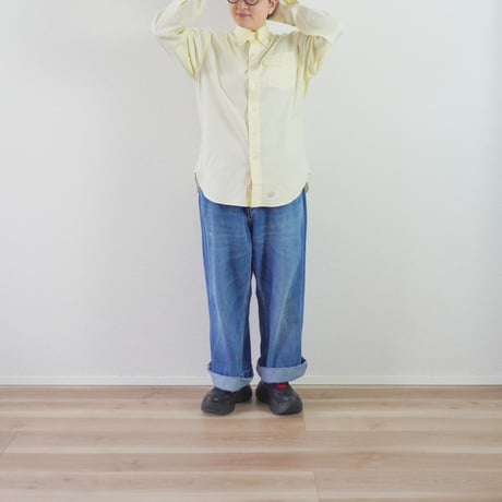 ＊ユニセックス＊J.PRESS ORIGINALS-Pin Oxford B.D. Shirt / Baggy Fit