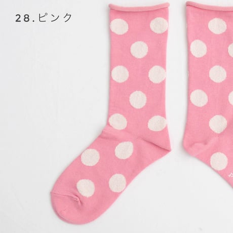 5色＊レディース＊prit -ドットソックス P01663