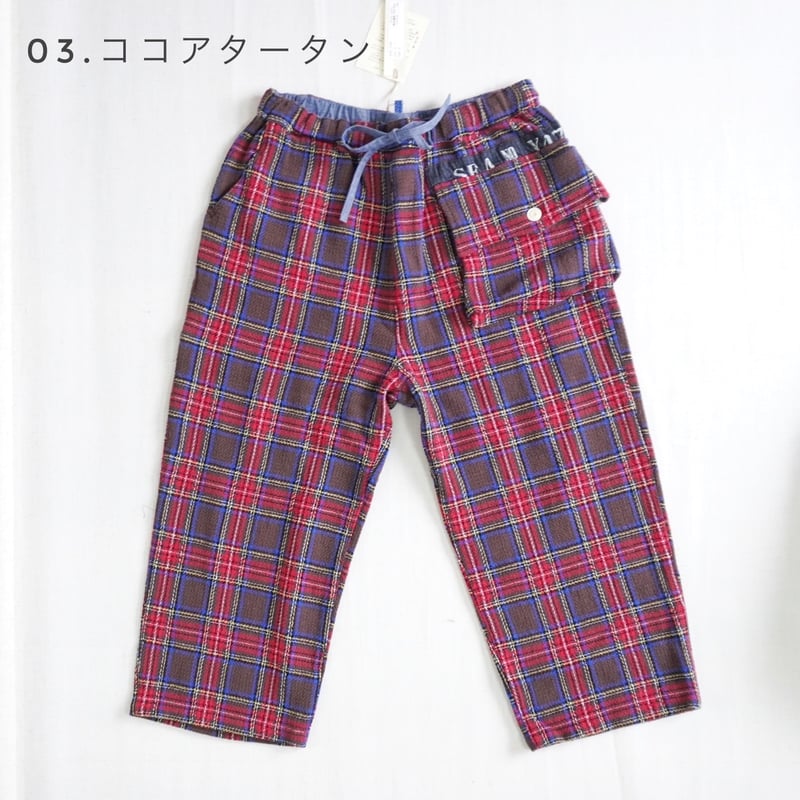 3色＊レディース＊快晴堂 - Girl'sタータンチェック・リラクシン