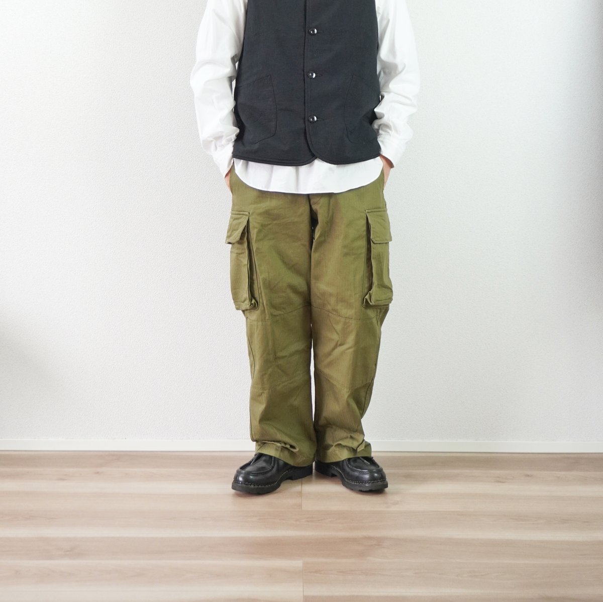 Aran　アラン　М49　ヘリンボーンツイル ユニセックス＊ARAN-アラン-ヘリンボーンM-49 (French Army M-47