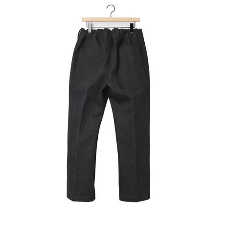 ＊ユニセックス＊amne-アンヌ-Pre-wash DENIM eel's / amn-PT-041 / Black
