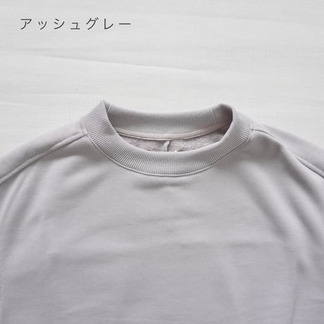 2色＊ユニセックス＊LA MOND-ラモンド-STITCH WORK LIGHT SWEAT