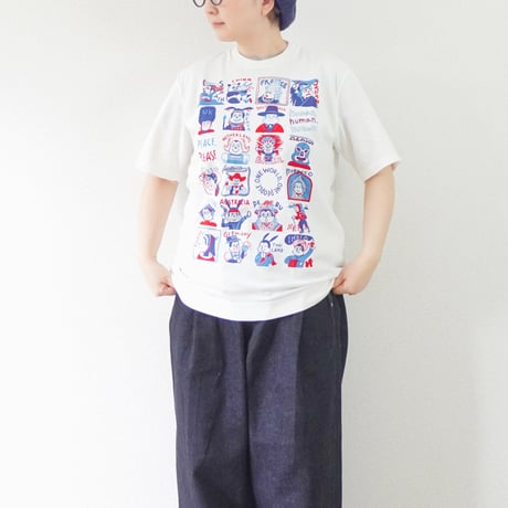2色＊レディース＊TIGRE BROCANTE-ティグルブロカンテ-One World 半袖T One World 半袖T
