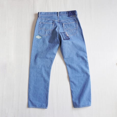 ＊ユニセックス＊TIGRE BROCANTE-ティグルブロカン-12.75oz 5PKTストレートパンツ/ハンドメイドダメージ加工