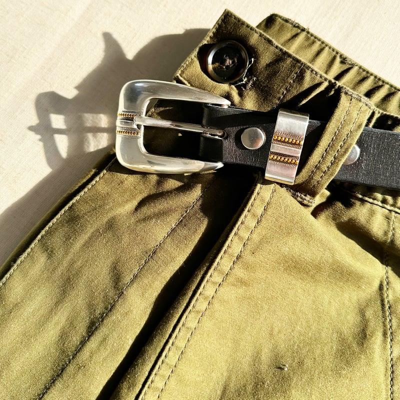 レザー ベルト ムーンシャイン　「定価約23000円」 MOONSHINE LEATHER CO. / ムーンシャインレザーカンパニー