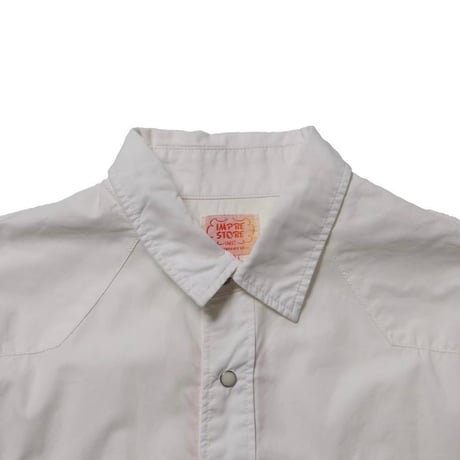 ＊ユニセックス＊IMPRESTORE-インプレストア-5oz Basket Western Shirts / Dwayne (White)