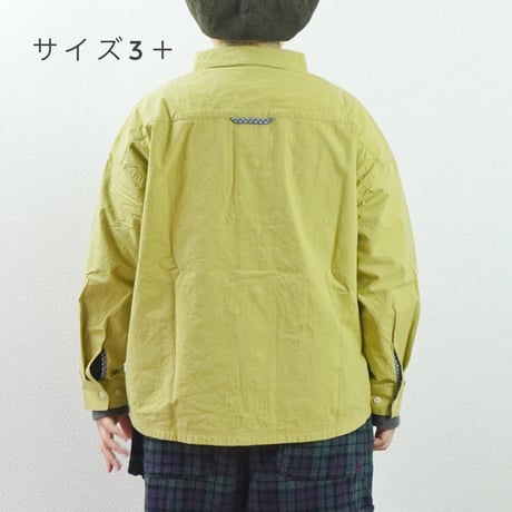 3色＊レディース＊快晴堂 -マリネシャツ HAYATE ヴィンテージ馬布 53S-54/ピスタチオ
