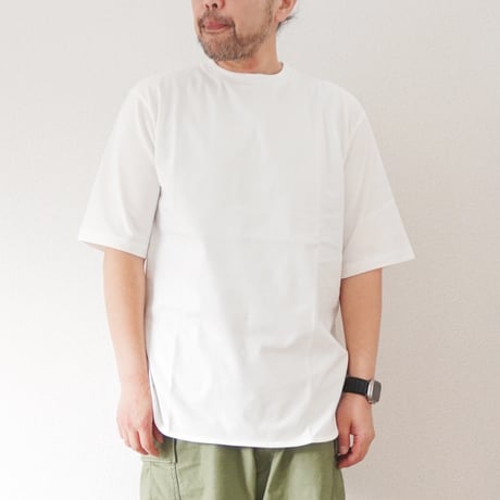 2色＊ユニセックス＊amne-アンヌ-JERSEY round hem tee / amn-CS-077
