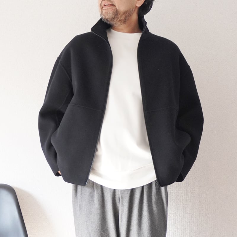 ユニセックス*LA MOND-ラモンド-Super 140 Wool Stand Colla ユニセックス*LA MOND-ラモンド-Super 140 Wool Stand Colla