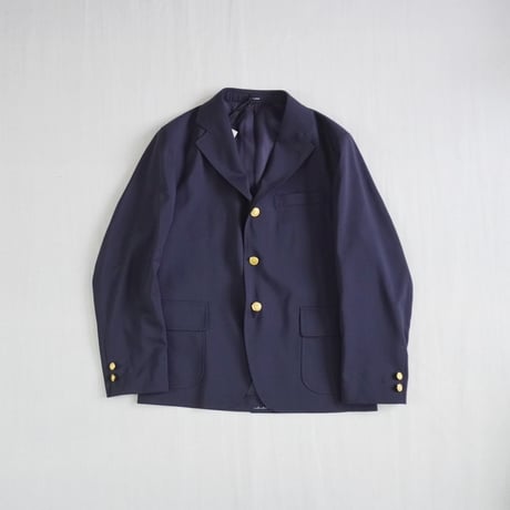 ＊ユニセックス＊J.PRESS ORIGINALS-Wool Polyester Stretch Tropical 3B Blazer / Baggy Fit