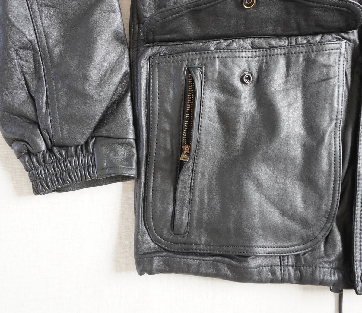 ユニセックス＊YOUSED-ユーズド-RETRO BAGGIES LEATHER JKT |