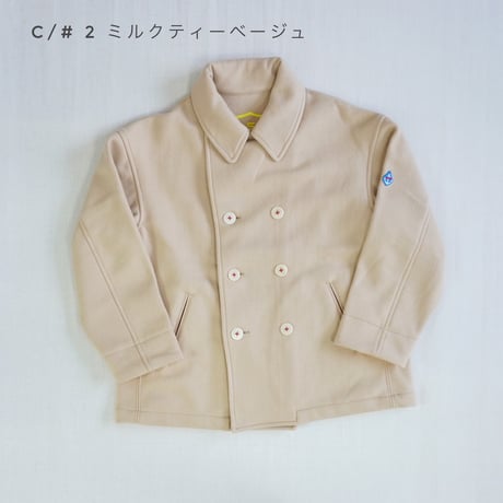 レディース＊快晴堂-軽いカットメルトン Pコート（1枚仕立て）43JK-47