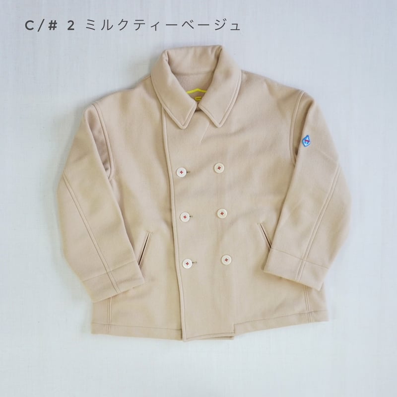 レディース＊快晴堂-軽いカットメルトン Pコート（1枚仕立て）43JK-47