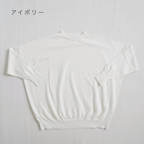 新色ネイビー追加全5色＊レディース＊Linen ya by as it is.-リネンヤ-コットンオーバーニット