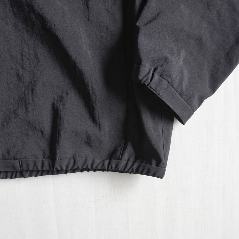 ラモンドLA MOND シャリジャケット　ブラック　サイズ4 LAMOND ラモンド / NO-COLLAR SHARI JACKET ノーカラーシャリ
