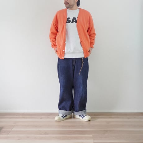 ユニセックス＊eyya-エイヤ-cotton boucle yarn cardigan / フラミンゴ