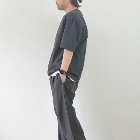 ＊ユニセックス＊LA MOND by YONCA-ヨンカ-COOL TECH TEE/ダークモスグレー [YO-C-7-CL]