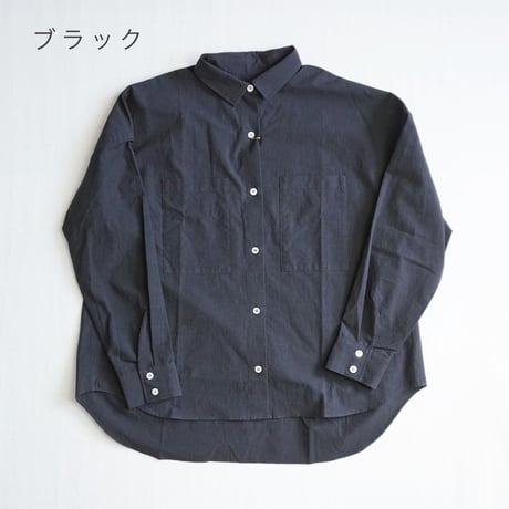 2色＊レディース＊Linen ya-リネンヤ-スモールカラーブラウス