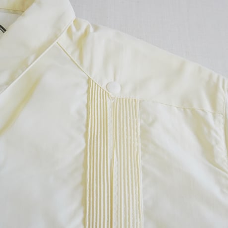 ＊ユニセックス＊BURLAP OUTFITTER 【バーラップアウトフィッター】- S/S GUAYABERA SHIRT/ ショートスリーブ ガヤベラ シャツ/オフホワイト