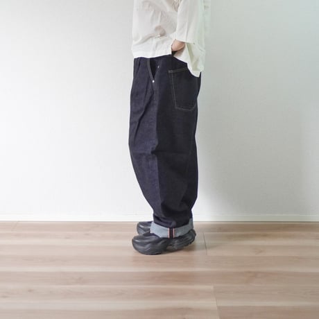 ＊ユニセックス＊Brocante-ブロカント-12ozリングデニム アンプリッセパンツ/インディゴ