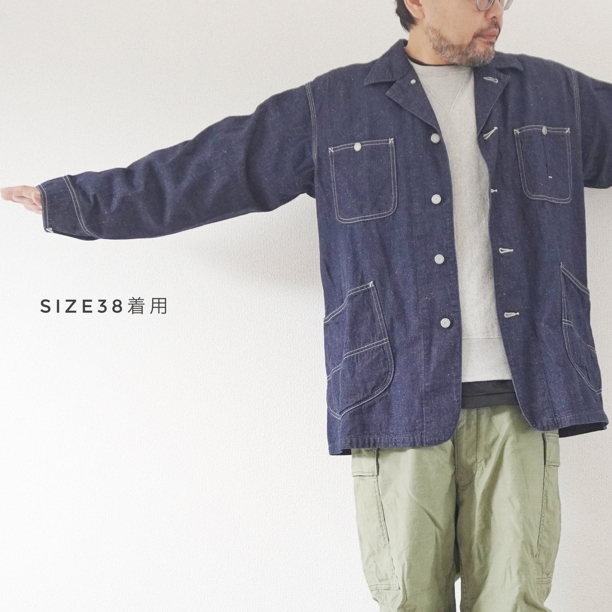 ユニセックス*Sewing Chop O'alls-スウィングチョップオールズ ユニセックス*Sewing Chop O'alls-スウィングチョップオールズ