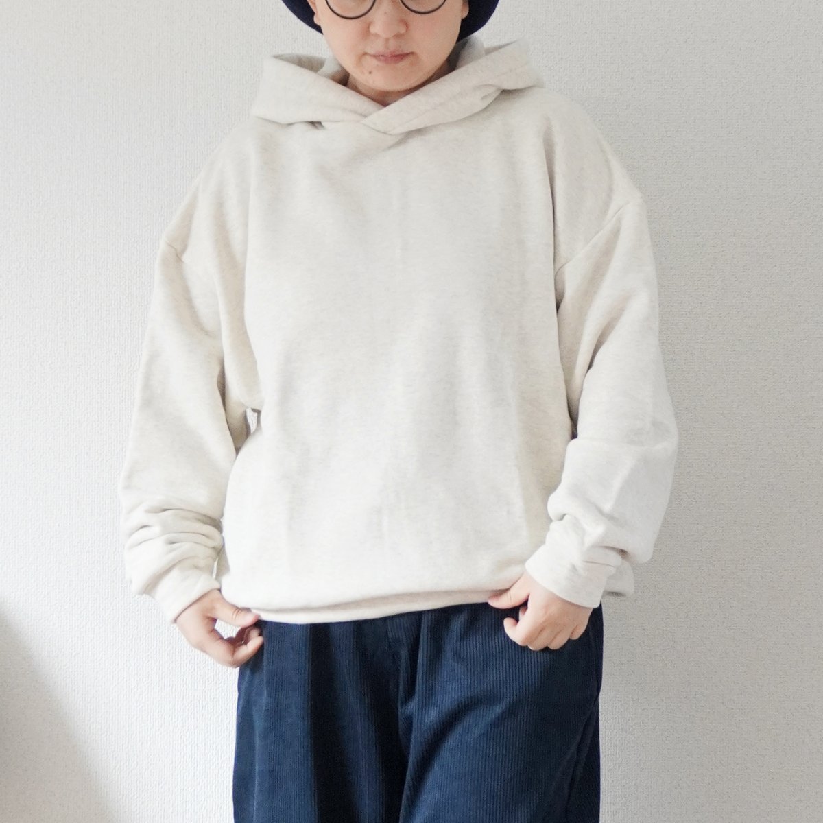 再入荷** Linenya リネンヤ コットンライトスウェットドルマンパーカー #TOPグ