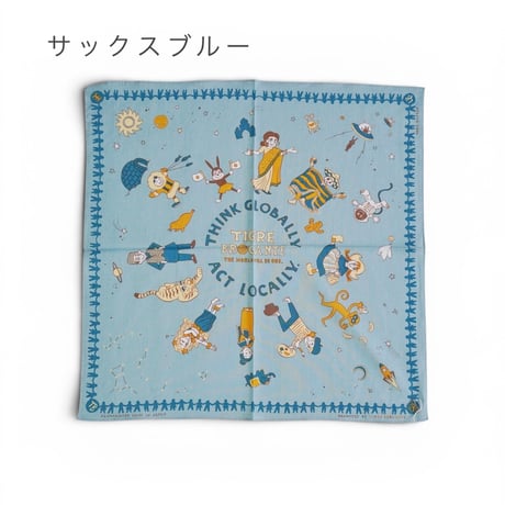 4色＊GOODS＊TIGRE BROCANTE-ティグルブロカンテ-THE WORLD WILL BE ONE ガーゼバンダナ