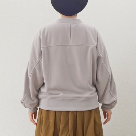 2色＊ユニセックス＊LA MOND-ラモンド-STITCH WORK LIGHT SWEAT