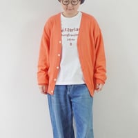 ユニセックス＊eyya-エイヤ-cotton boucle yarn cardigan / フラミンゴ