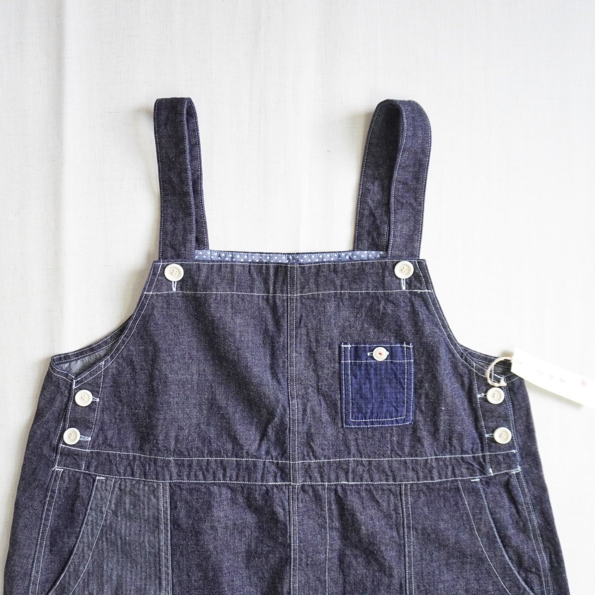 快晴堂　デニムサロペット 快晴堂 デニム サロペット オーバーオール 日本製 インディゴ
