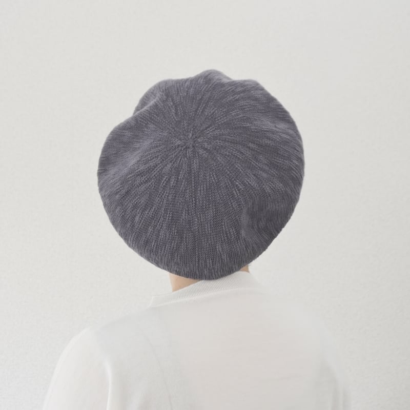 eyya ベレー帽 2色ユニセックス＊eyya-エイヤ-ring slob beret コットンニット