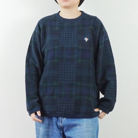 新品 Arvor Maree 肩ボタン エルボーパッチ メランジフリース M 新品 Arvor Maree 肩ボタン エルボーパッチ メランジフリース M