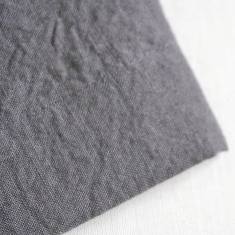 ＊レディース＊Linen ya-リネンヤ-8分丈 ヨークワイドパンツ/チャコール