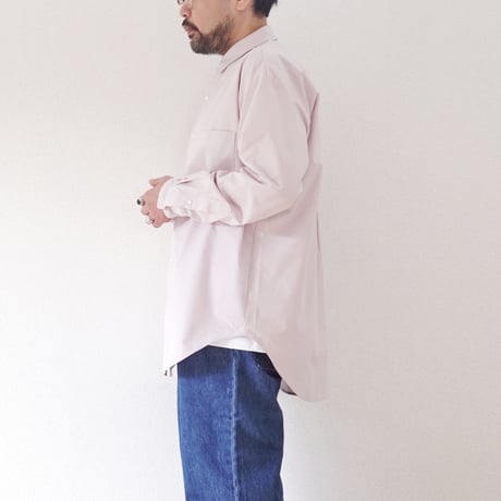＊ユニセックス＊amne-アンヌ-DOWN PROOF classic shirts / amn-SH-042 / Pink