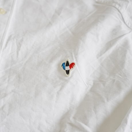 ユニセックス ARVOR MAREE-アルボマレー-SAILOR COLLAR L/S SHIRT OXFORD セーラーカラーシャツ