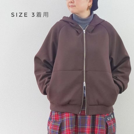 2色＊ユニセックス＊LA MOND-ラモンド-DOUBLE AIR KNIT UP HOODIE LM-C-218