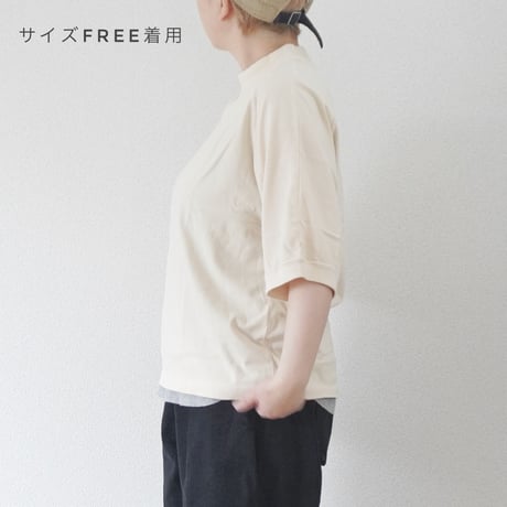 2色＊ユニセックス＊TIGRE BROCANTE-ティグルブロカンテ-40/2モダン天竺クアトロ半袖T
