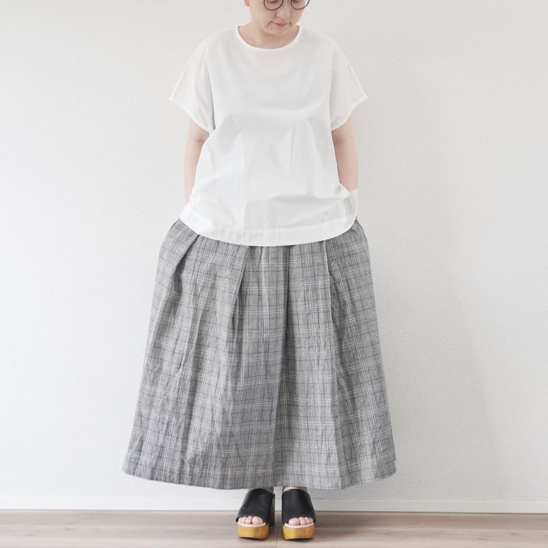 レディース＊Linen ya-リネンヤ-コットンリネン グレンチェック  