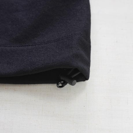 2色＊ユニセックス＊LA MOND-ラモンド-DRAWST MOCK NECK WOOL LONGTEE（LM-C207-WL）