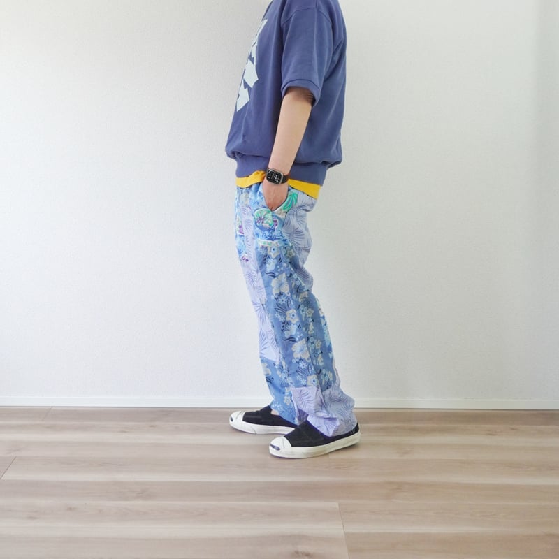 ユニセックス＊Mr. Remake Man-ミスターリメイクマン-リメイクパンツ A