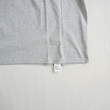 ＊ユニセックス＊Audience-オーディエンス-ビッグサイズリメイク USAファブリック丸胴国産ポケットTEE/杢グレー