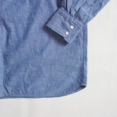 ＊ユニセックス＊ORDINARY FITS-オーディナリーフィッツ-CHAMBRY WESTERN SHIRTS/OF-S119-324
