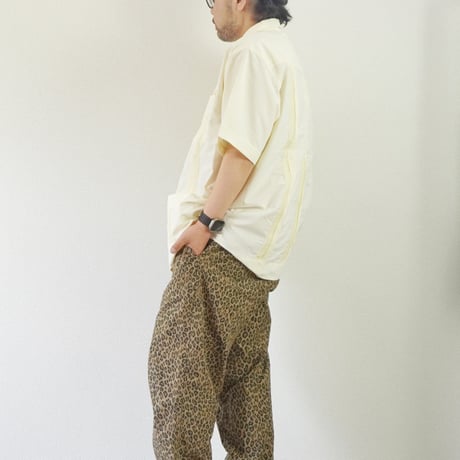 ＊ユニセックス＊BURLAP OUTFITTER 【バーラップアウトフィッター】- S/S GUAYABERA SHIRT/ ショートスリーブ ガヤベラ シャツ/オフホワイト