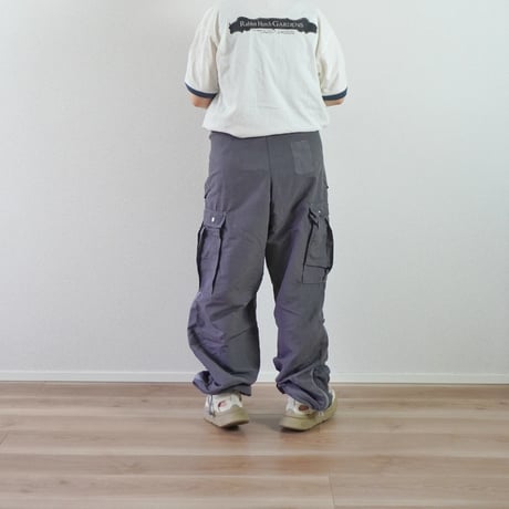＊ユニセックス＊ 実物 新品 デッドストック 米軍 スノーカモ オーバーパンツ カーゴポケット付き [GRAY染め]