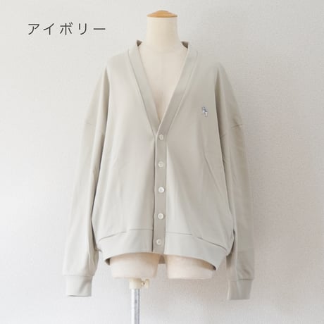 2色＊ユニセックス＊amne-アンヌ-CIRCULAR RIB Dalahäst cardigan