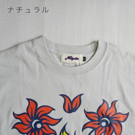 2色＊ユニセックス＊NASNGWAM（ナスングワム） FLOWER EYES CREW