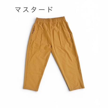 3色＊ユニセックス＊SLOWHANDS-スローハンズ-nylon×polyester stretch NEW Morocco pants