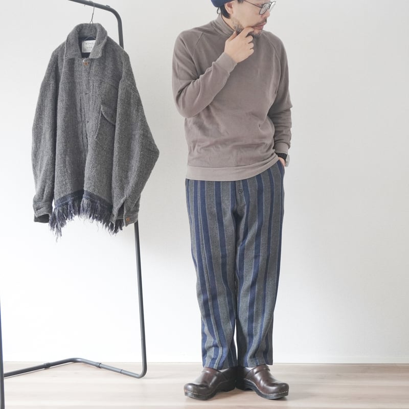 スロウハンズ SLOW HANDS ウールパンツ Lサイズ スロウハンズ