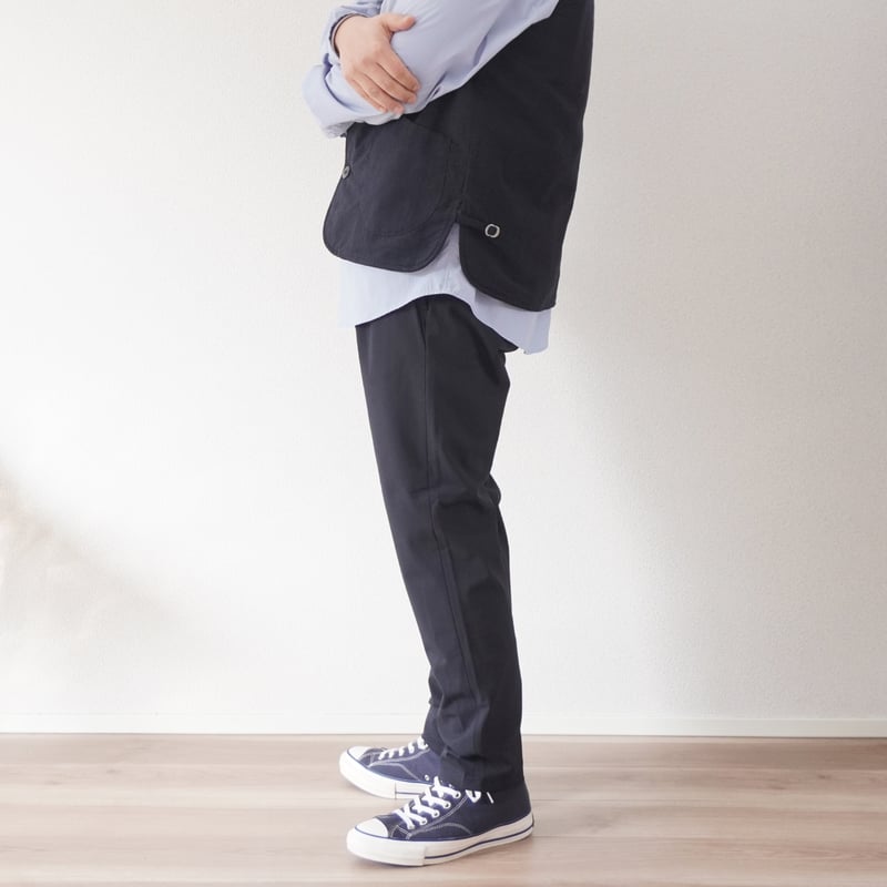 LA MOND.｜ラモンド　ミラノリブ イージーパンツ［ヒロ］ ユニセックス＊LA MOND-ラモンド-STRETCH EASY TROUSERS/LM-P